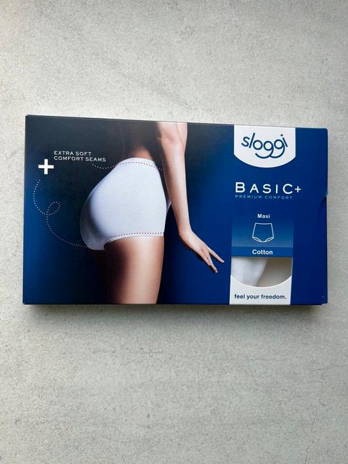 Sloggi basic+ maxi, Kleding | Dames, Ondergoed en Lingerie, Slip, Wit, Ophalen of Verzenden