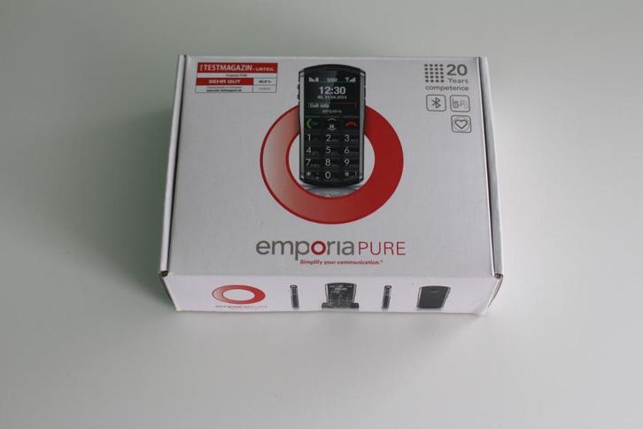 Emporia Pure V25 GSM voor senioren, Telecommunicatie, Mobiele telefoons | Batterijen en Accu's, Zo goed als nieuw, Overige merken