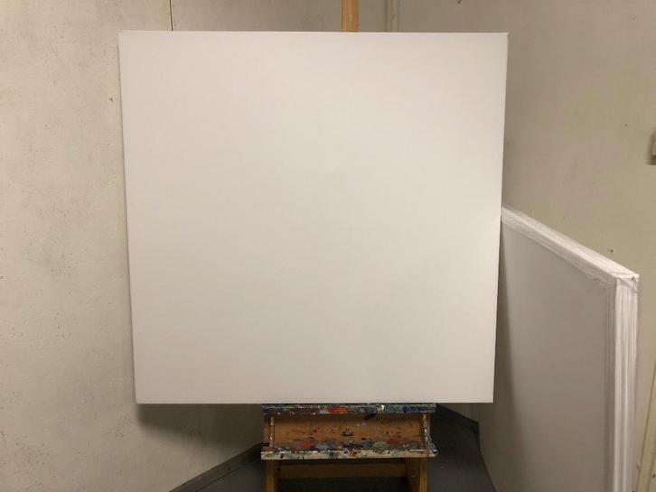 Set van Drie Handbespannen Schildersdoeken-50x50cm,3D, Hobby en Vrije tijd, Schilderen, Nieuw, Doek, Ophalen of Verzenden