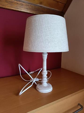 Tafellamp, Huis en Inrichting, Lampen | Tafellampen, Ophalen, Hout, Klassiek, Zo goed als nieuw