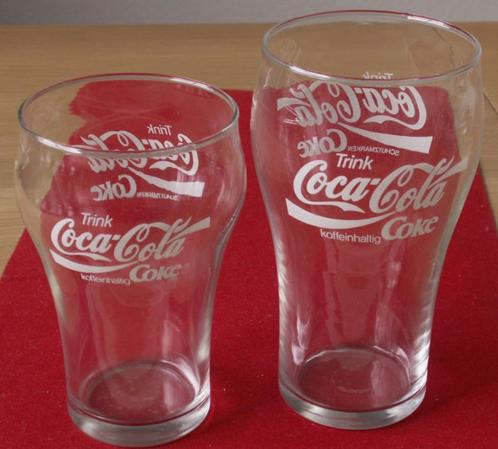 2 grands verres à contour allemands Coca Cola 0,3 et, Collections, Verres & Petits Verres, Neuf, Enlèvement ou Envoi