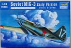 TRUMPETER 1:48 - SOVIET MIG 3 Early version, Hobby en Vrije tijd, Modelbouw | Vliegtuigen en Helikopters, Nieuw, Overige merken
