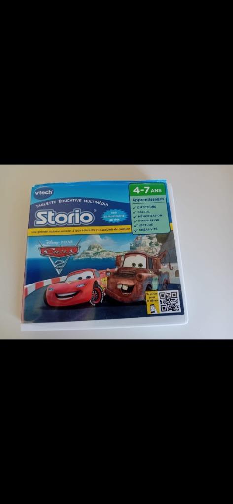 Jeu STORIO Cars 2, Kinderen en Baby's, Speelgoed | Vtech, Zo goed als nieuw, 4 tot 6 jaar, Ophalen