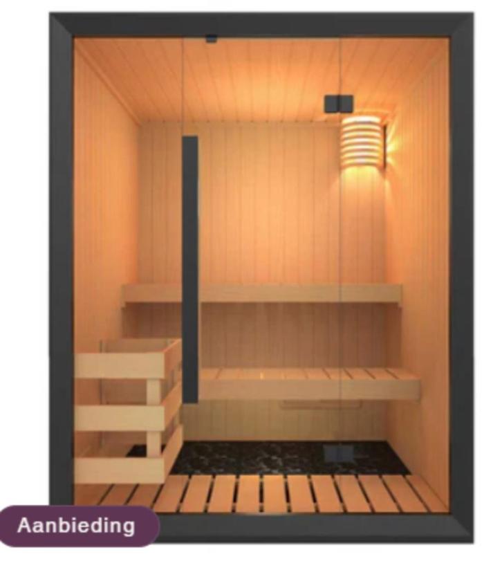 Outlet - Showroommodel - Harvia Onni - Sauna Cabine, Sport en Fitness, Sauna, Gebruikt, Complete sauna, Fins of Traditioneel, Ophalen