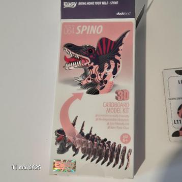 Dinosaur Eugy Spinosaurus 3D-puzzel, 24 stukjes, educatief,  beschikbaar voor biedingen