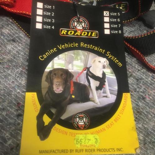 Harnas hond voor auto - 11 tot 25 kg - Ruffriders, Animaux & Accessoires, Colliers & Médailles pour chiens, Enlèvement ou Envoi