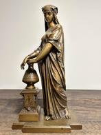 Antiek bronzen beeld Bouret, Antiek en Kunst, Ophalen of Verzenden