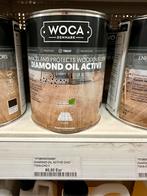Woca diamond oil active - chocolate brown - 1 liter, Verf, Gebruikt, Ophalen of Verzenden, Bruin
