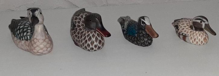SIGRIS DISSENY vintage houten eenden, handgeschilderd, Antiek en Kunst, Curiosa en Brocante, Ophalen of Verzenden