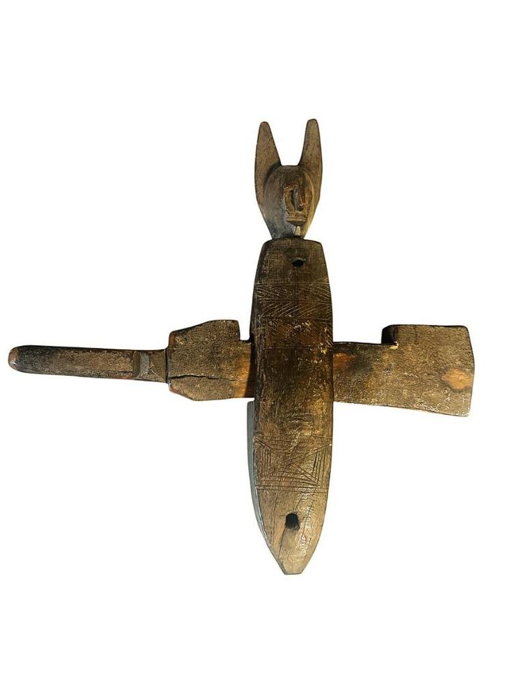 Antieke Dogon deurslot, Antiek en Kunst, Kunst | Niet-Westerse kunst, Verzenden