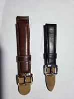 Bracelet de montre Rodania en cuir (18mm ou 20mm), Autres marques, Enlèvement ou Envoi, Cuir, Comme neuf