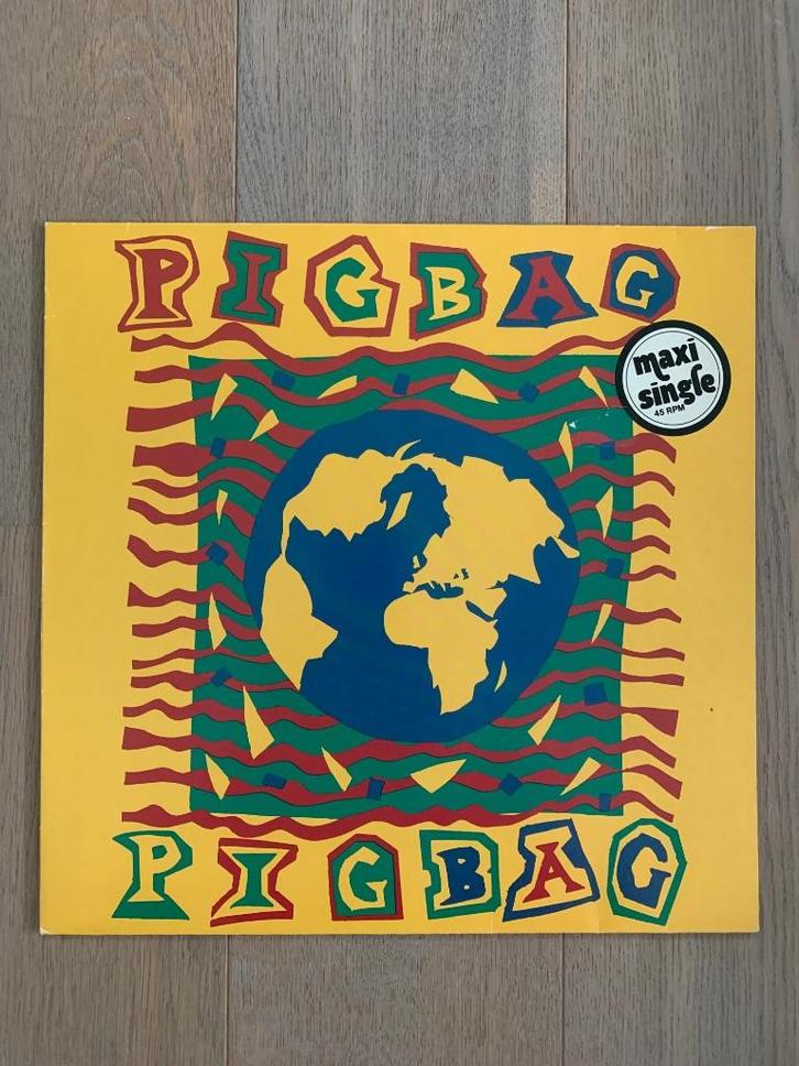 PIGBAG ‎- The Big Bean * new wave 12” 1982 * TOPSTAAT, Cd's en Dvd's, Vinyl | Rock, Zo goed als nieuw, Alternative, 12 inch, Ophalen of Verzenden