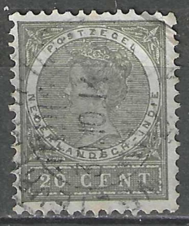Nederlands Indie 1903/1908 - Koningin Wilhelmina (ST), Postzegels en Munten, Postzegels | Azië, Gestempeld, Verzenden