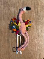 Kapstok flamingo vilt, Ophalen of Verzenden