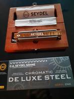 Nieuwe Chromatische mondharmonica Seydel Sohne deluxe steel, Muziek en Instrumenten, Blaasinstrumenten | Mondharmonica's, Ophalen