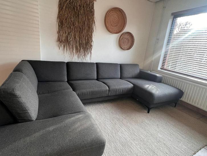 4-5 zits moderne hoekzetel in goede staat, Huis en Inrichting, Zetels | Zetels, Gebruikt, Overige materialen, Ophalen