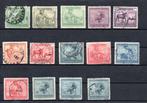 B0046 Belgisch Congo 118-131, Postzegels en Munten, Postzegels | Afrika, Ophalen of Verzenden, Gestempeld