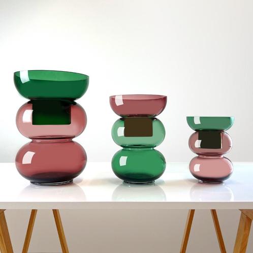 Cloudnola Bubble Flip Vase Set - 3 pieces, Huis en Inrichting, Woonaccessoires | Vazen, Nieuw, Overige kleuren, Minder dan 50 cm