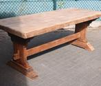 Landelijke eiken eettafel / kloostertafel , lengte 200cm, Ophalen