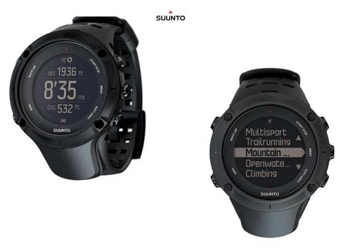 GPS Sporthorloge Watersport Surf Fietsen Wintersport Lo, Handtassen en Accessoires, Sporthorloges, Zo goed als nieuw, Zwart, Afstand