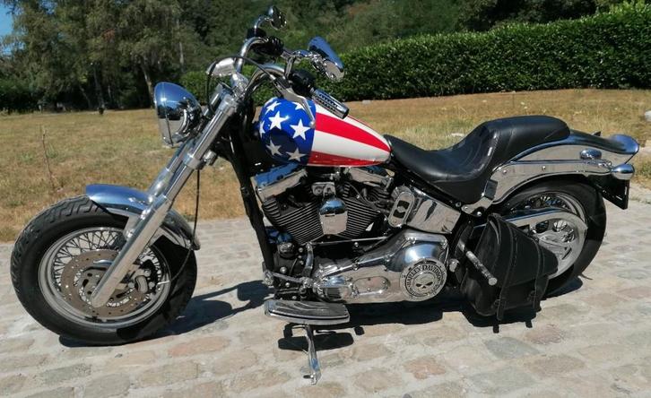 Harley Davidson FLSTF Dikke jongen, Motoren, Motoren | Harley-Davidson, Particulier, Ophalen