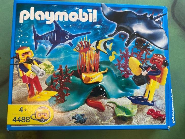 Playmobil Set 4488 Koraalrif met duikers, Kinderen en Baby's, Speelgoed | Playmobil, Zo goed als nieuw, Complete set, Ophalen of Verzenden