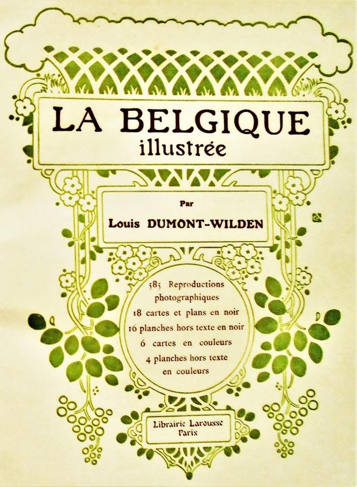 La Belgique Illustrée - 1925 - Louis Dumont-Wilden, Livres, Histoire nationale, Utilisé, 20e siècle ou après, Enlèvement ou Envoi