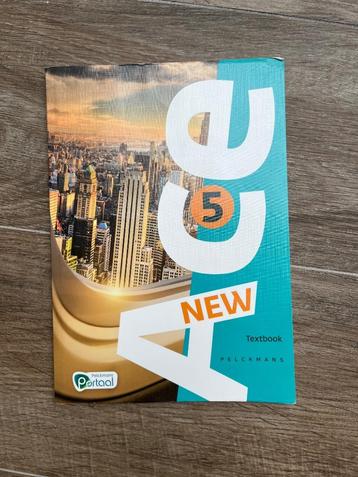 Schoolboek Engels 5e middelbaar New Ace 5 Pelckmans beschikbaar voor biedingen
