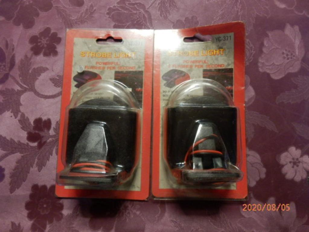 (11) -2 lampes flash blanches - neuves -, Motoren, Accessoires | Overige, Nieuw, Ophalen of Verzenden