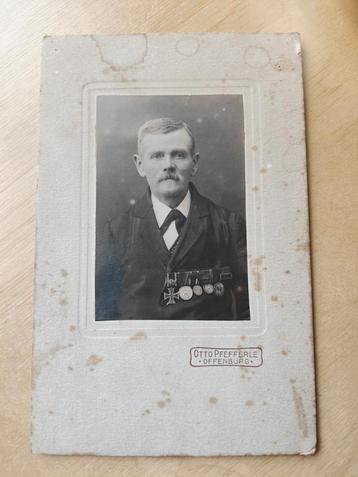 Portrait original d'un ancien combattant, vers 1900-1910, Enlèvement ou Envoi, Utilisé, Photo