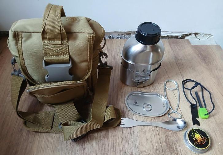 Pathfinder Bushcraft survival kookset, Caravans en Kamperen, Kampeergereedschap, Nieuw, Ophalen of Verzenden