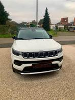 Jeep Compass 1.3 plug inn hybrid 4x4 Limited, Auto's, Jeep, Automaat, Leder en Stof, Wit, Compass