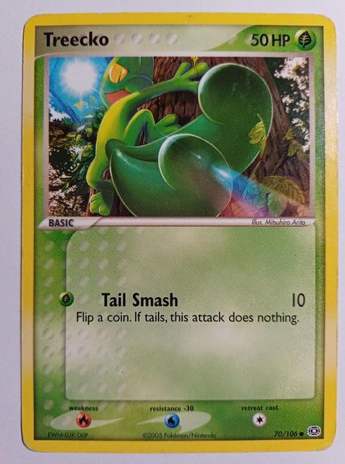 Pokémonkaart Treecko EX Emerald 70/106, Hobby & Loisirs créatifs, Jeux de cartes à collectionner | Pokémon, Utilisé, Cartes en vrac