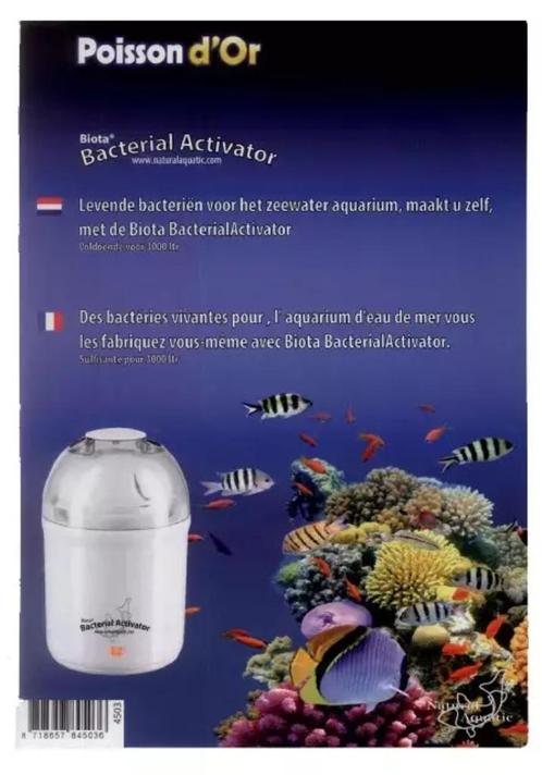 Biota Bacterial Activator – voor zeeaquarium (nieuw in verpa, Dieren en Toebehoren, Vissen | Aquaria en Toebehoren, Nieuw, Ophalen