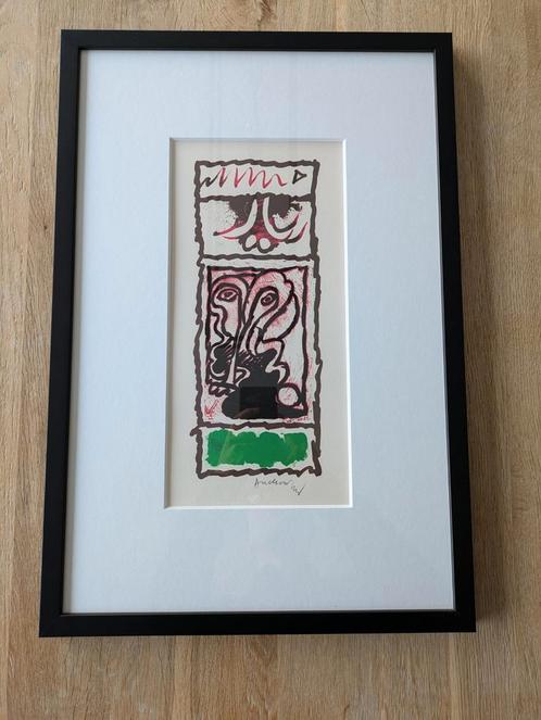 Pierre Alechinsky - Linolitho, Antiek en Kunst, Kunst | Litho's en Zeefdrukken, Ophalen of Verzenden