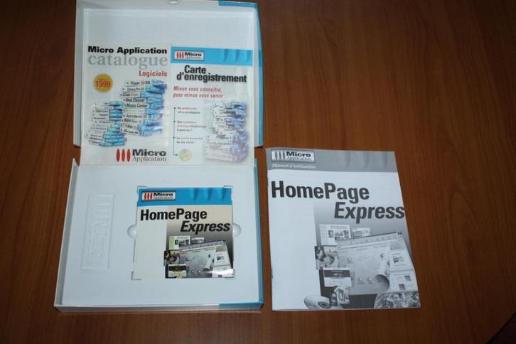 Logiciel Home Page Express, Computers en Software, Office-software, Gebruikt, Windows, Ophalen