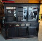 Mooie zwarte vitrinekast, Huis en Inrichting, Ophalen