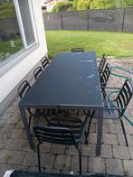Tuintafel plus loungeset, Ophalen, Zo goed als nieuw, Loungeset