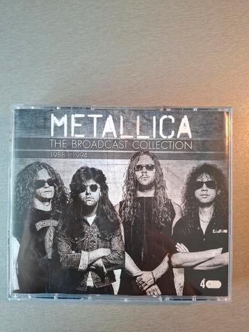 4cd box. Metallica.  The Broadcast Collection 1988-1994. beschikbaar voor biedingen
