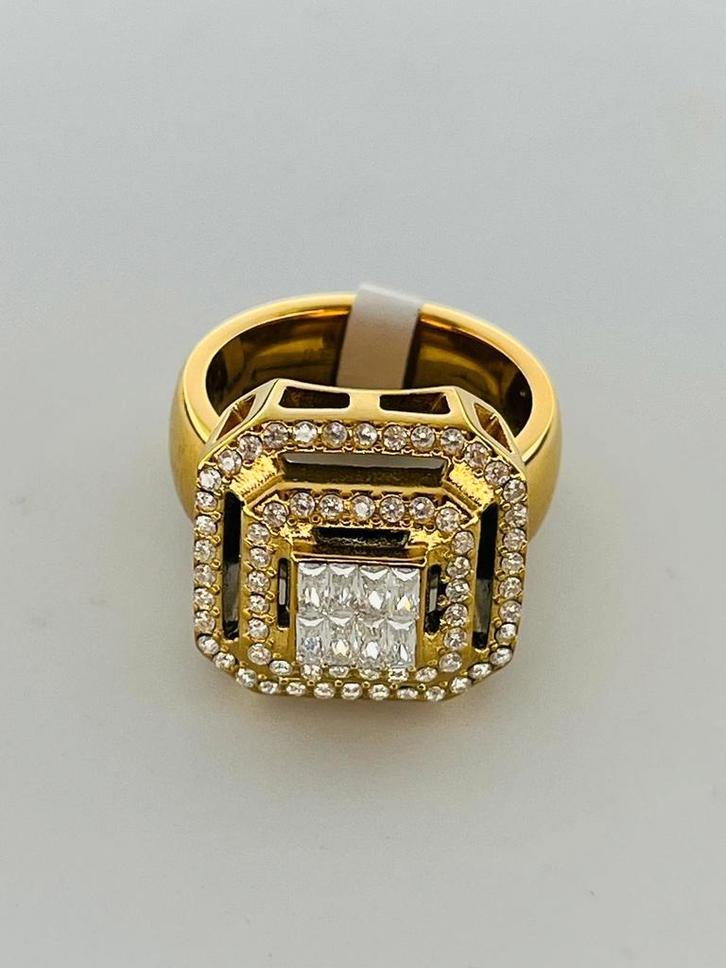 Bague fiançailles doré, Bijoux, Sacs & Beauté, Bagues, Neuf, Enlèvement ou Envoi