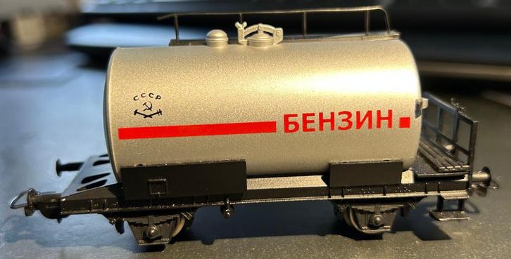 3139. H0 Piko CCCP tankwagen., Hobby en Vrije tijd, Modeltreinen | H0, Gebruikt, Wagon, Piko, Ophalen of Verzenden