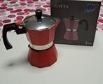 New Cafetière italienne Gatta Z.M.  rouge 3 tasses, Enlèvement