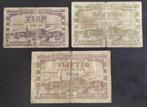Boom - 10+25+50 centiemen 1918 (noodgeld), Ophalen of Verzenden, Setje