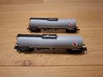 Van Biervliet 81036 - 2 wagons citernes MOL, Hobby en Vrije tijd, Modeltreinen | H0, Ophalen, Zo goed als nieuw, Wagon, Overige merken