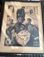 Œuvre de Maurice langaskens une minute de silence, Collections, Enlèvement ou Envoi, Armée de terre