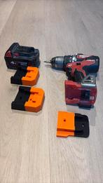Milwaukee Batterij Houder - M18 accu houder wall mount, Ophalen, Zo goed als nieuw