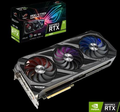 ASUS ROG Strix GeForce RTX 3080 OC, Computers en Software, Videokaarten, Gebruikt, Nvidia, PCI-Express 4.0, GDDR6, HDMI, DisplayPort