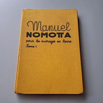 Manuel Nomotta pour les ouvrages en laine  beschikbaar voor biedingen