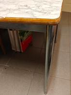 Tafel keuken eettafel stevig (gelast staal) 75.5 x 80 x 130, Huis en Inrichting, Tafels | Eettafels, Ophalen