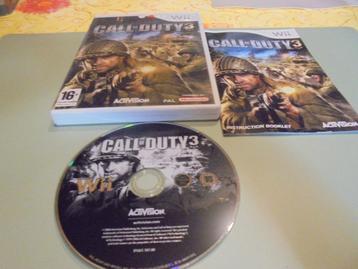 WII Call of duty 3 (CIB) beschikbaar voor biedingen